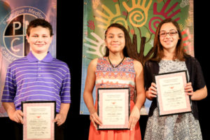 A Group of Students Displaying Awards Seven