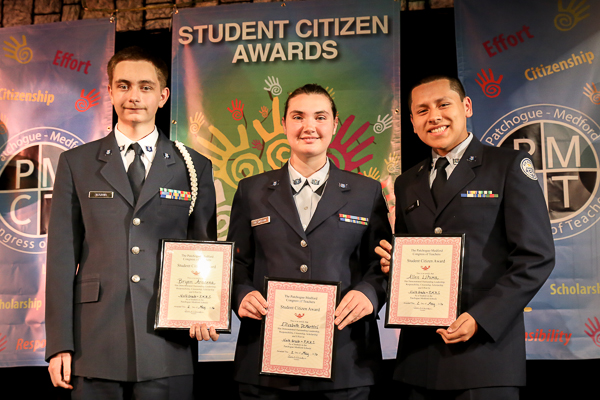 A Group of Students Displaying Awards Eleven